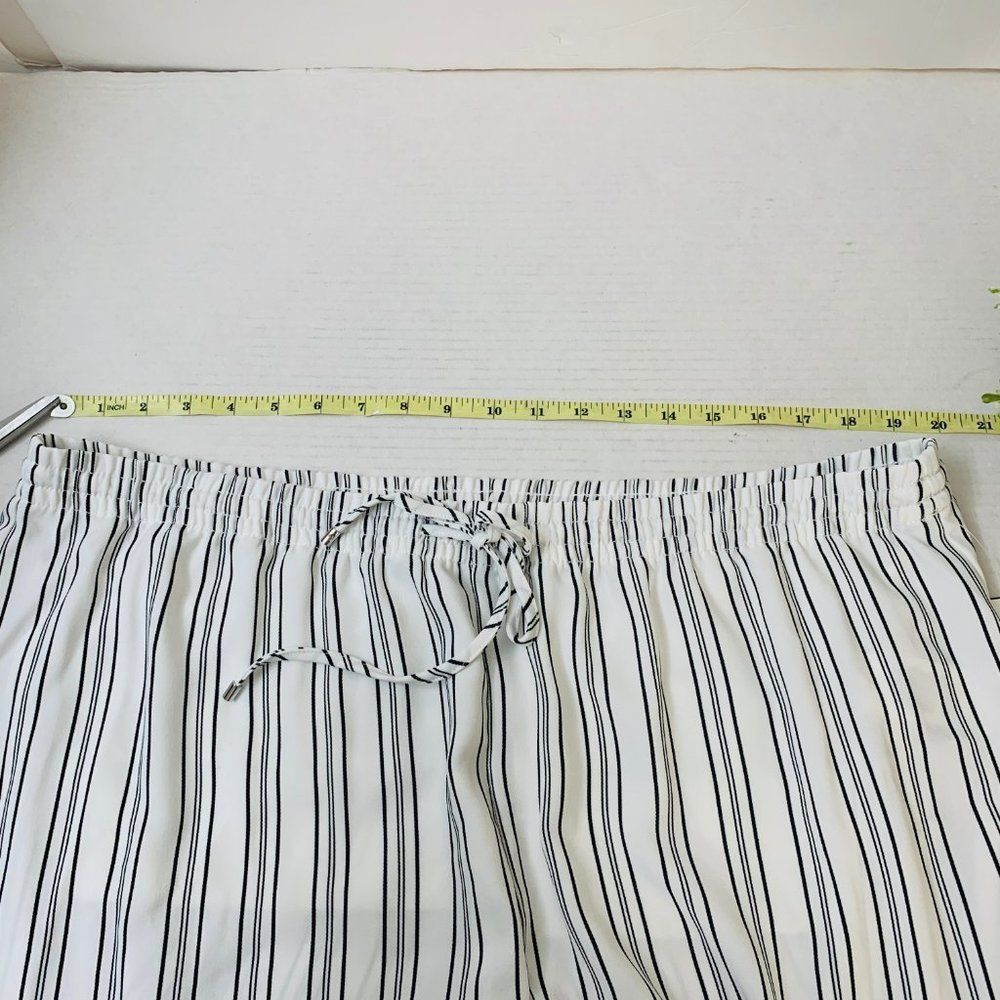 Lauren RL Kasander Plus Striped Pant 2X White - Picture 10 of 10